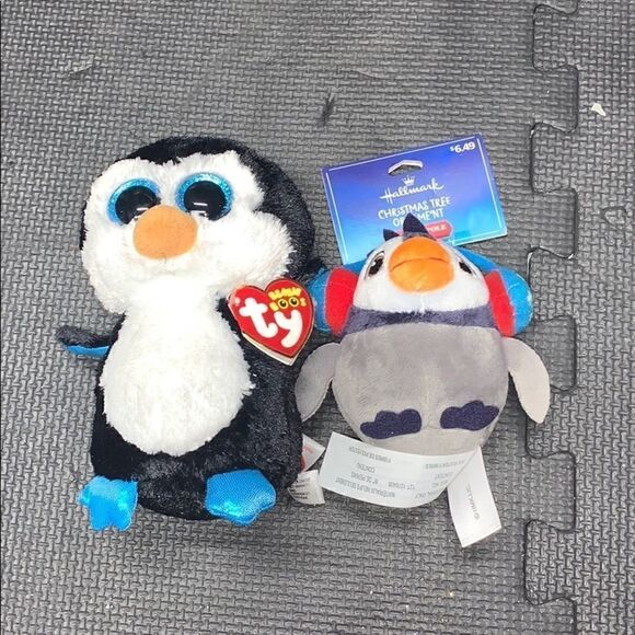 Two Penguin Stuffed Animal Bundle - Picture 1 of 2